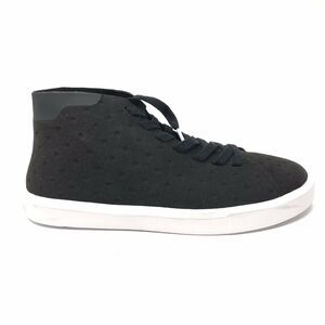 Native Mens Size 7 High Top Black Lace Up Mid Monaco Sneakers